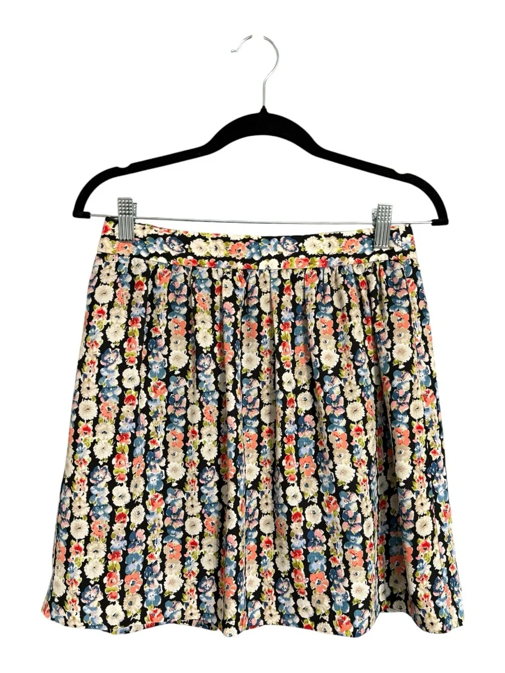 J. Crew Mercantile Floral Pleated Mini Skirt Size 0